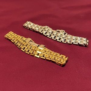 Avon Gold and Silver Chainlink Bracelets